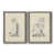 Toile avec cadre gris