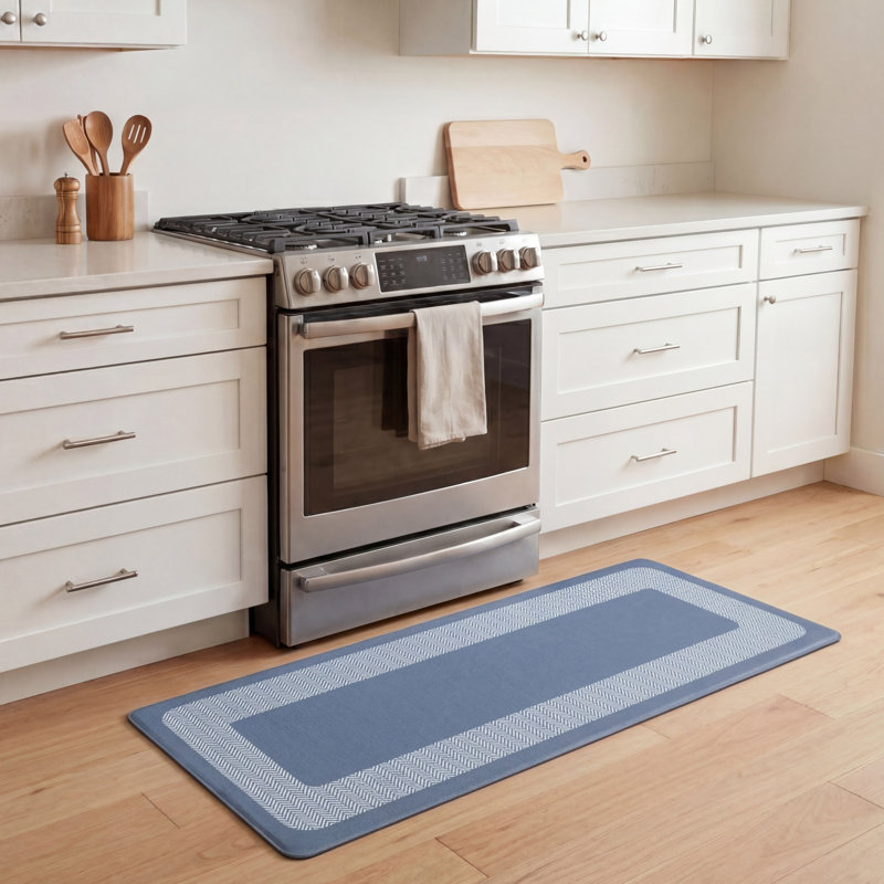 Tapis de cuisine Chef Gear Hettie, L 48 po x H 18 po, Bleu