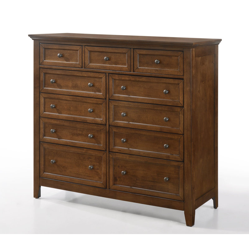 Jacon 11-Drawer Gentlemen's Chest, Brown