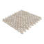 12" x 11" Wood Penny Round Mosaic Wall & Floor Tile