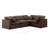 Itala Velvet L-Shaped Sectional Reversible-94482403