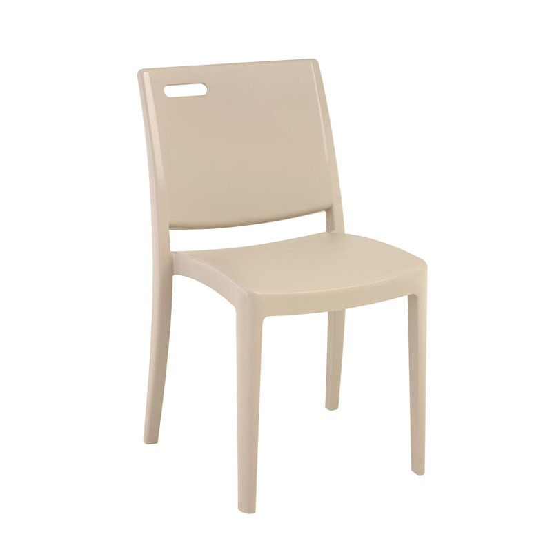 Chaise empilable Grosfillex Metro, Lin lin