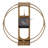 Gustav Stainless Steel Mechanical Tabletop Clock-475745364