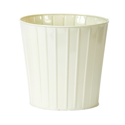 Seau en métal galvanisé de 9,5 po, ensemble de 3, contenant pour plantes, arrangements floraux, seau à glace ou cadeaux 