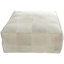 Repose-pieds carré en cuir Sharita-88409217