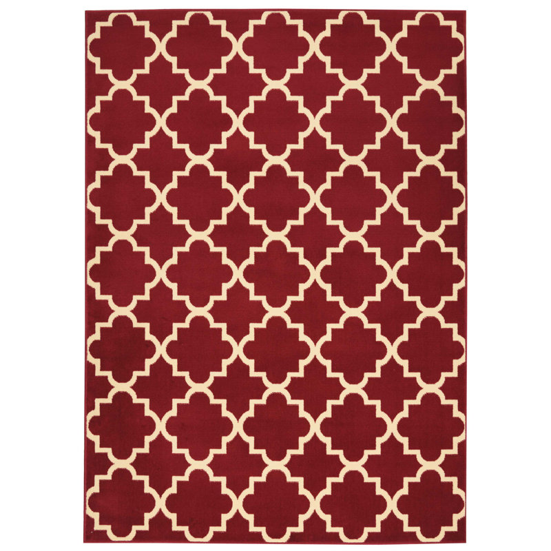 Tapis rouge Bo, Rectangle 5 pi 3 po x 7 pi 3 po