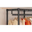 Portant à vêtements en métal 75 po Mardena, portemanteau portatif-105005088