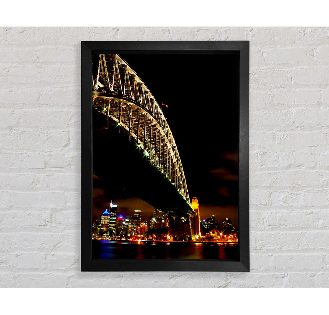 Sydney Harbour Bridge Brown Nights - Druck