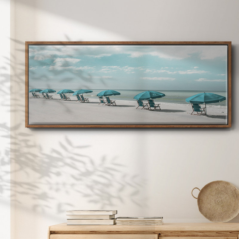 Idle Hours- Framed Canvas, 8" H x 20" W