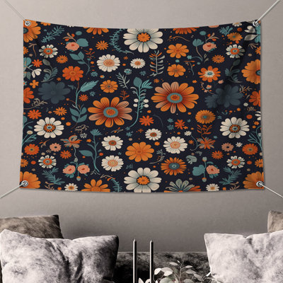 Floral Wall Tapestry - Pattern Wall Decor