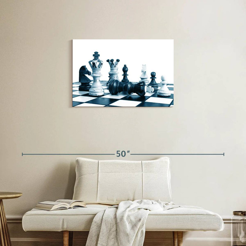 Senne Chess, 20" H x 30" W