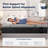 14" Graphene Temperature Regulating Medium Plush Gel Memory Foam Hybrid Pocket Coil Mattress in a Box with CertiPUR-US & OEKO-TEX® Certified-1127081146