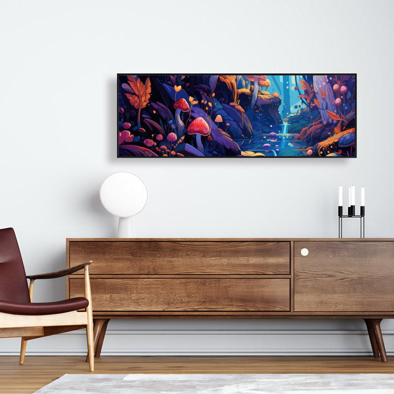 Take a look at that  Framed canvas, 49.25" H x 17.25" W