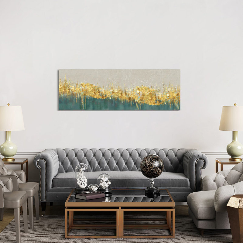 Abstract Acrylic Painting II by Artsy Bessy - No Frame Panoramic Gallery-Wrapped Canvas Giclée on Canvas