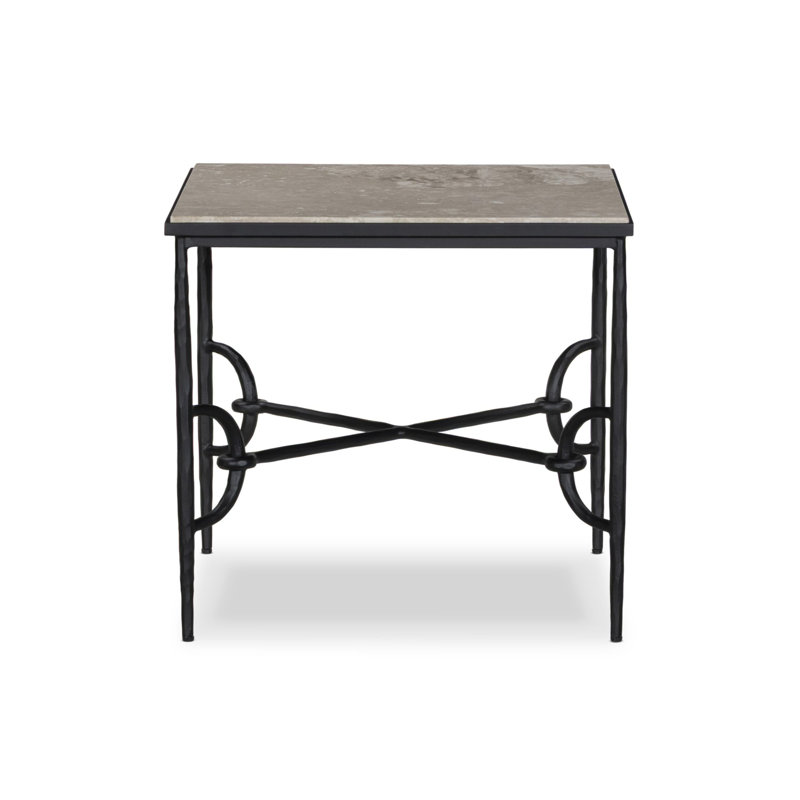 Babylon Small End Table-Lunar Marble, Lunar Marble, 20" H x 22" W x 22" D