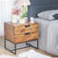 Adlean 50cm W Iron Bedside Table