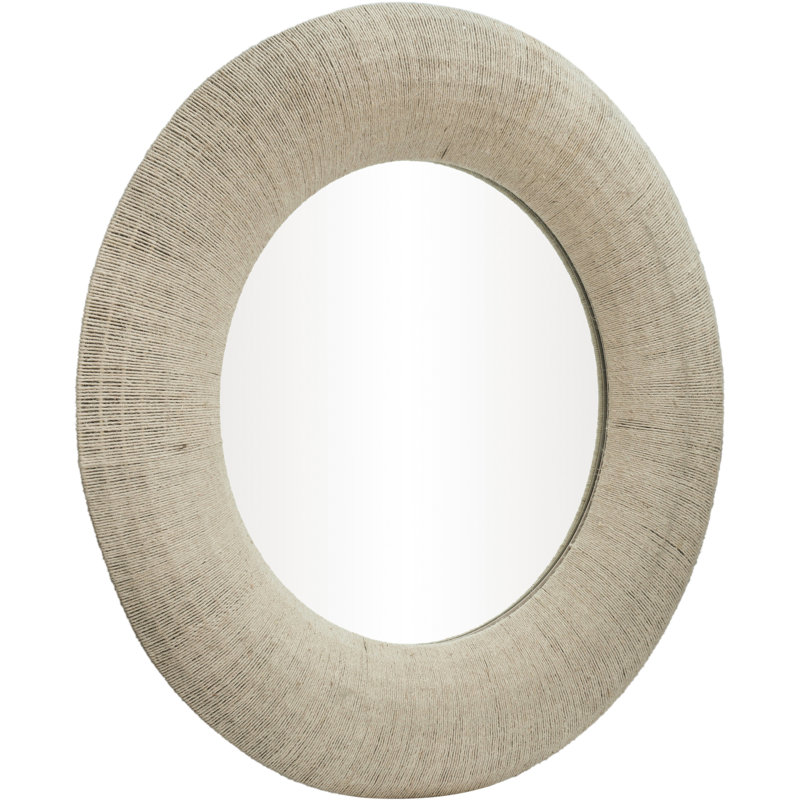 Dipietro 48" Jute Rope Framed Mirror