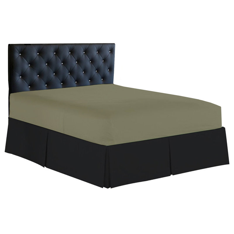 Drap-housse en microfibre 1500 fils, Vert, Très grand californien