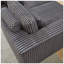 Chaise longue modulaire surdimensionnée de 87 pouces, aucun assemblage requis, causeuse en peluche avec canapé-lit inclinable, fauteuil-lit moderne moelleux pour la vie intérieure