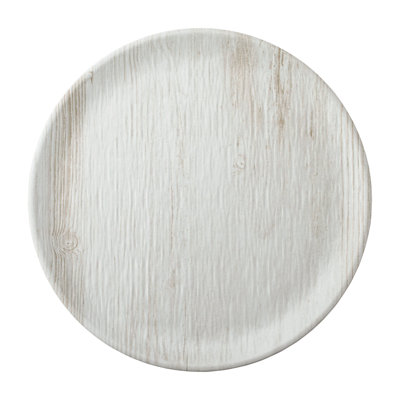 6-Piece Wood Grain 11" Melamine Plate