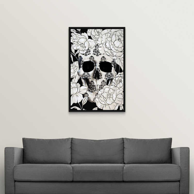 « culture et culture », peinture sur toile, H 49,7 po x l 33,7 po x p 1,75 po, Cadre flottant noir