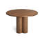 4 Quarter Round Solid Wood Dining Table-1356538240-1356538495