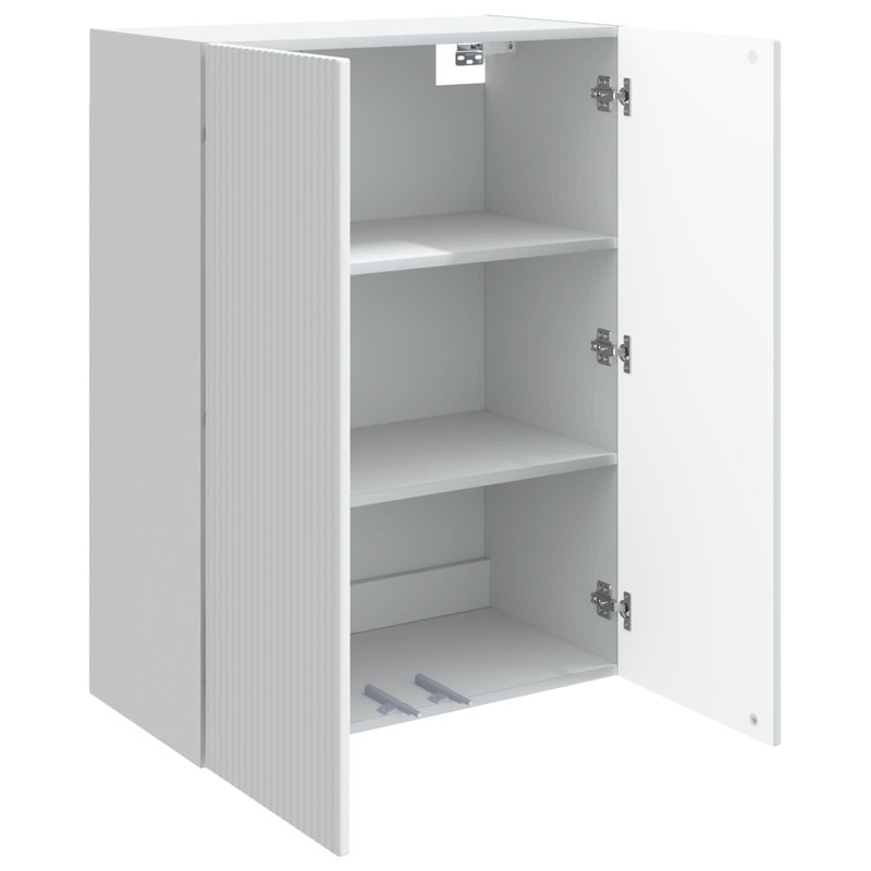 Engineered Wood Rectangle Accent Cabinet, 90 cm H x 66 cm L x 34.5 cm D