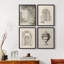 "Croquis rétro LXI", 4 pièces sur papier-801126446-801126447