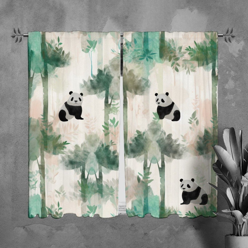 Andu Room Darkening Curtain Pair, 20" W x 61" L