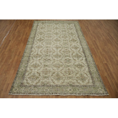 Tapis oriental élégant et vieilli Anatolian 6 x 11