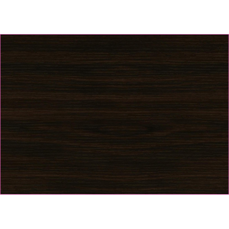 Bureaux, bureau d'ordinateur en L industriel avec tablettes de rangement, L 48 po, stratifié espresso | Métal noir