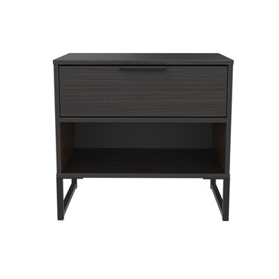 Fully Assembled Allaura 1 Drawer Bedside Table