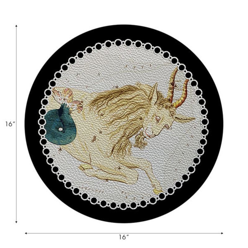 Napperon Zodiac, Noir