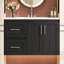 Meuble-lavabo mural 36 po, armoire de rangement flottante avec 2 tiroirs, lavabo simple en céramique 3 trous, armoire moderne avec tablette réglable-1701482849