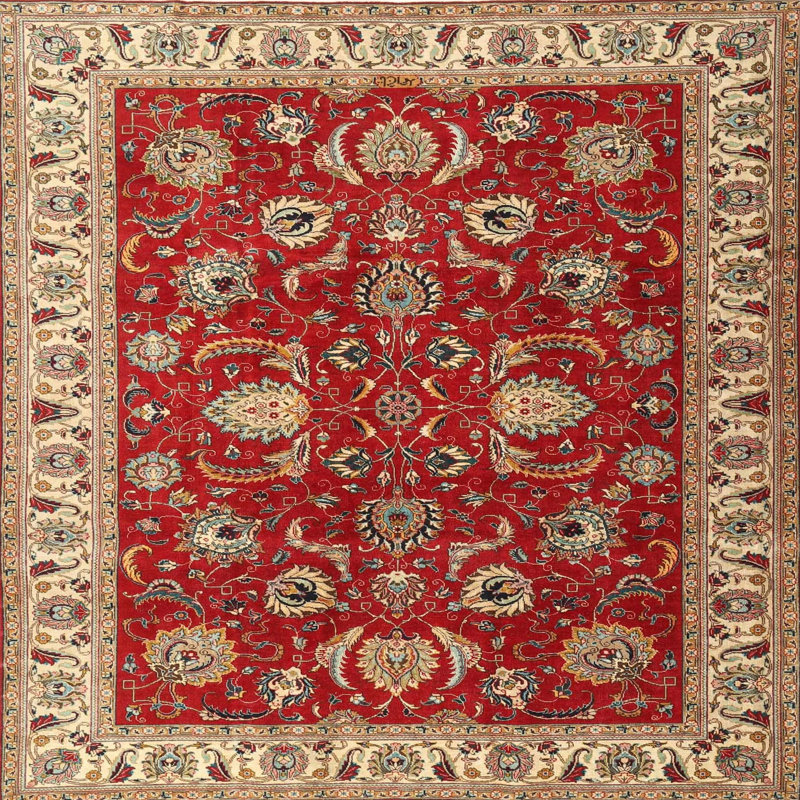 Shahid Oriental Indoor Rug, Round 8'