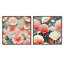 Mael - Ensemble de 2 collages carrés botaniques abstraits-101847210-101847215