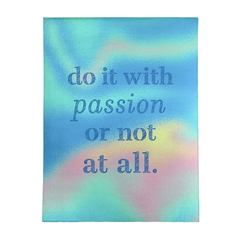 Quotes Chenille Indoor Rug, Rectangle 5' x 7'