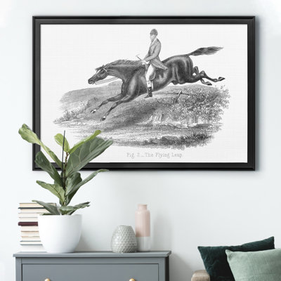 «The Flying Leap», reproduction sur toile encadrée
