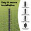 Fence Posts 11 Pcs U-Channel Steel-1412276246-1412276257