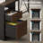 Bartolot 63'' L Shaped Home Office Desk with File&Storage Drawers and  Cabinet, Executive Desk with Monitor Stand and Open Compartments-112156753