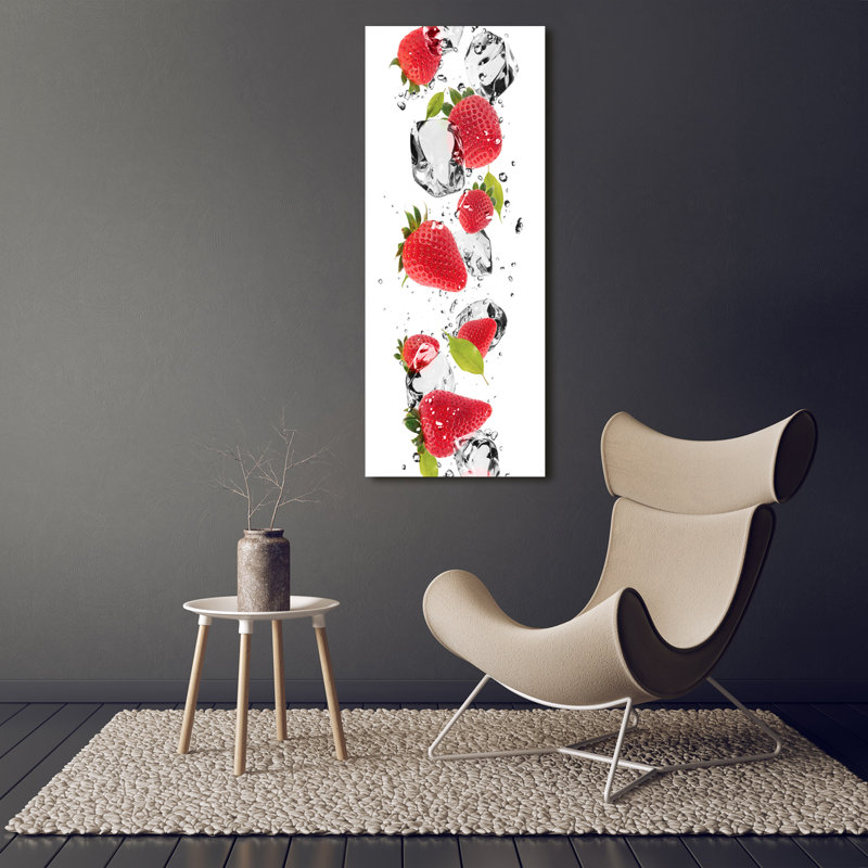 Strawberries - Wrapped Canvas Print