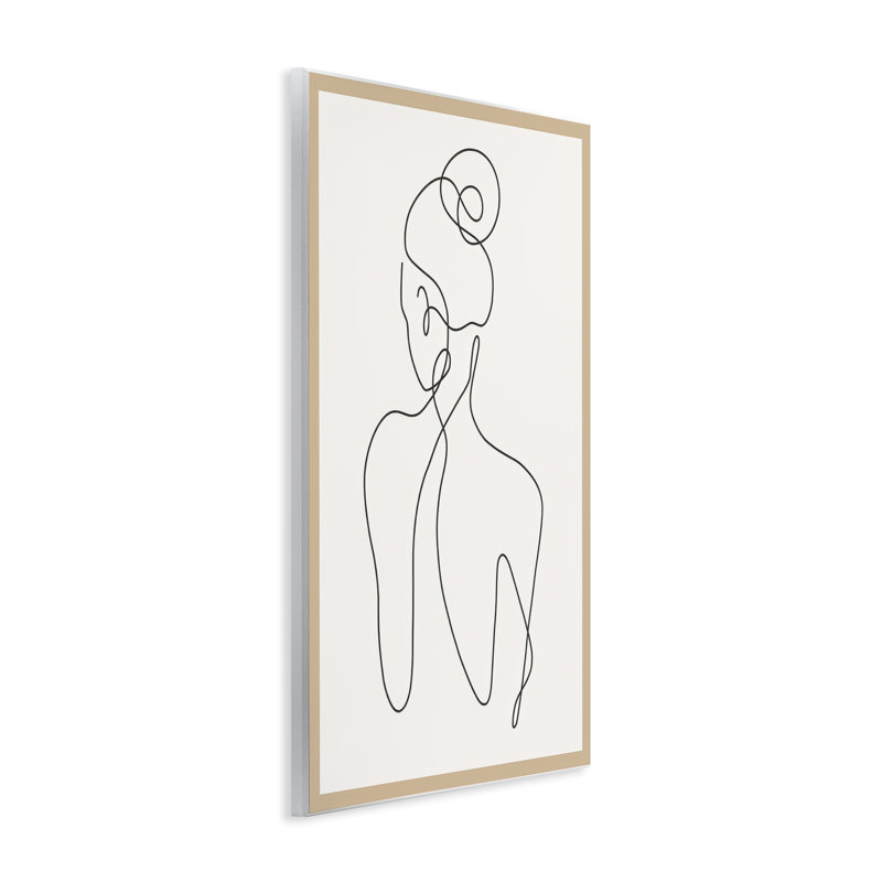 «Minimal Woman», dessin par LSR Creative Studio, H 15 po x l 10 po