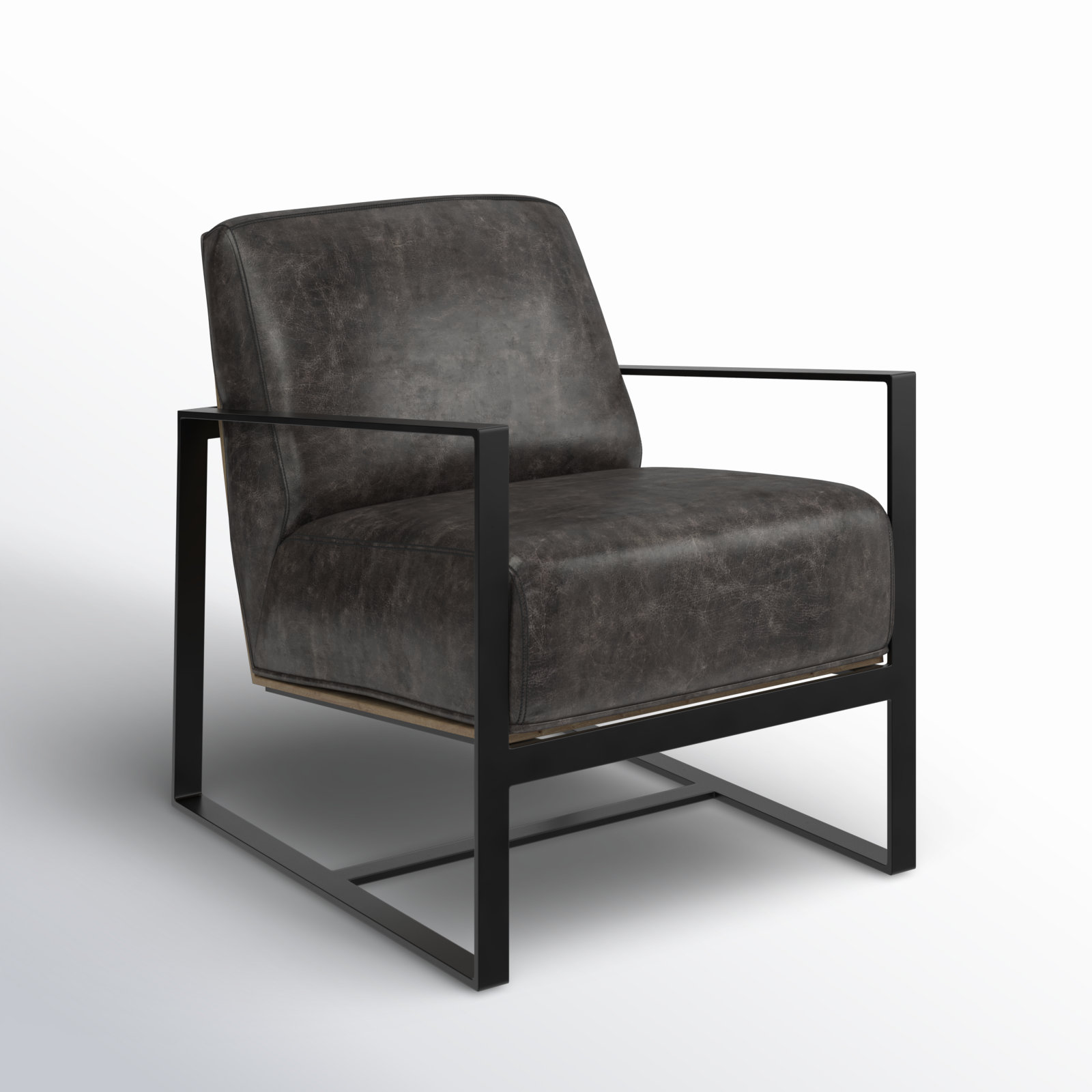 Tiggy Genuine Leather Armchair