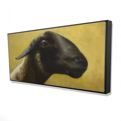 Young Ram Print On Canvas
