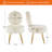 Noehly Upholstered Velvet Accent Stool Vanity Chair-1464942482
