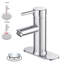 Robinet de salle de bains monotrou avec ensemble de drainage-122721464-72767406