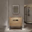 Base de meuble-lavabo avec tablette réglable, autoportante ou murale-126265582