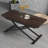 Extendable Metal Base Dining Table
