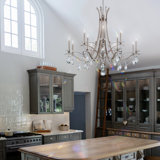 Vesca 12 Light 45in x 40in Two-Tier Chandelier in Heirloom Bronze with Clear Radiance Crystals