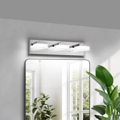 LED Vanity Light,Modern Dimmable Bathroom Fixture, 6000K